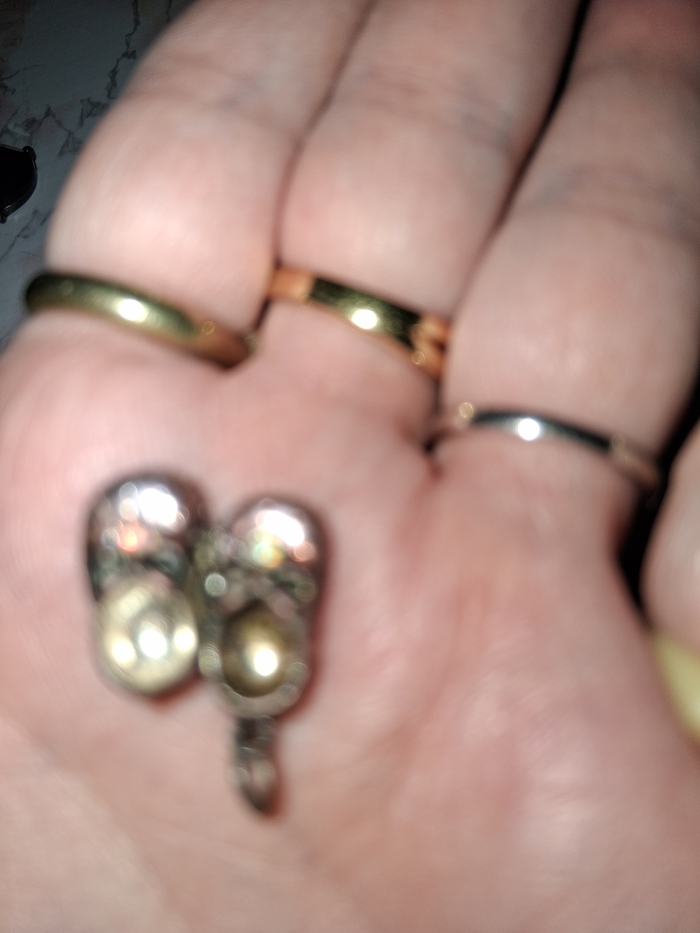 Gold-Tone Baby Shoes Charm Pendant - Women Jewelry